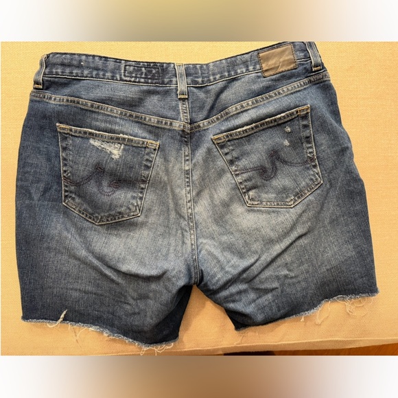 AG Adriano Goldschmied Women's Blue Denim Shorts size 30 - Picture 5 of 9